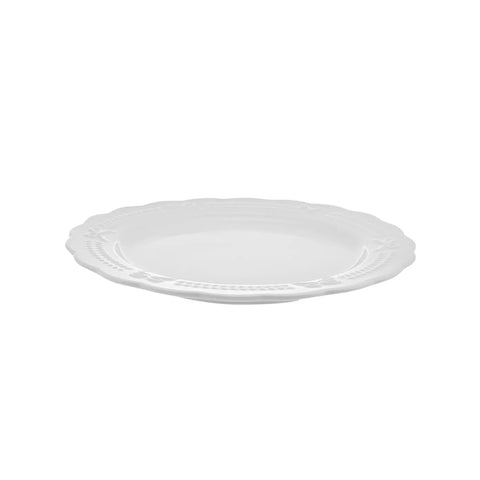 Karaca New Year Christmas Porcelain Side Plate, 21cm, White