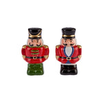 Karaca New Year Christmas Nutcracker Salt and Pepper Shaker, 10cm, Multi