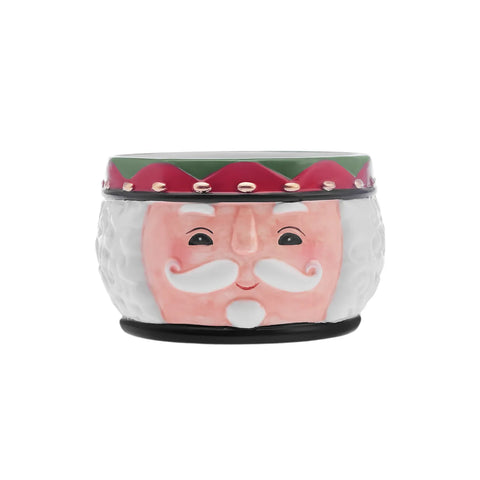 Karaca New Year Christmas Nutcracker Dipping Dish, 12cm, White Multi