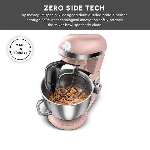 Karaca Mastermaid Chef Pro Zero Side Tech Stand Mixer, 5L, 1750W, Rose Gold