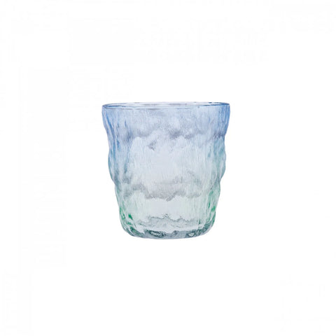 Karaca Glacier Glass Tumbler Glass, 287ml, Transparent Blue Green