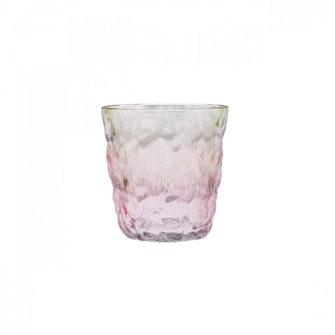 Karaca Glacier Glass Tumbler Glass, 287ml, Transparent Red Green