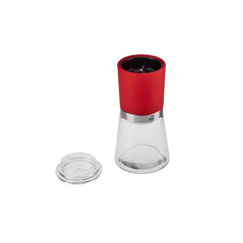 Karaca Afra 2 Piece Glass Spice Grinder Set, 100ml, Red