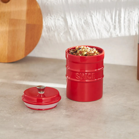 Karaca Andy Storage Jar, 400ml, Red