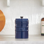 Karaca Andy Storage Jar, 400ml, Navy Blue