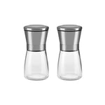 Karaca Chester 2 Piece Glass Spice Grinder Set, 100ml, Grey