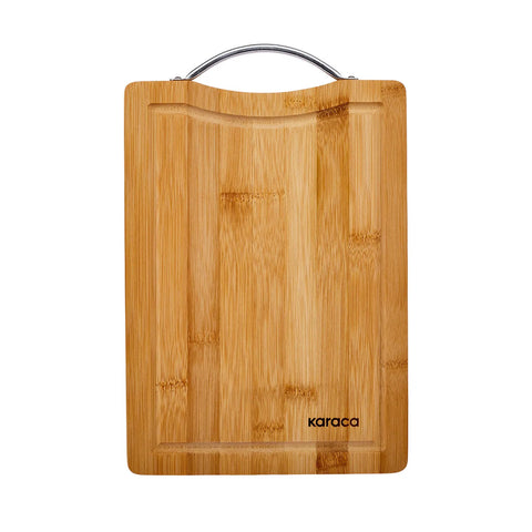 Karaca Owen Bamboo Rectangle Chopping Board, Large, Wood