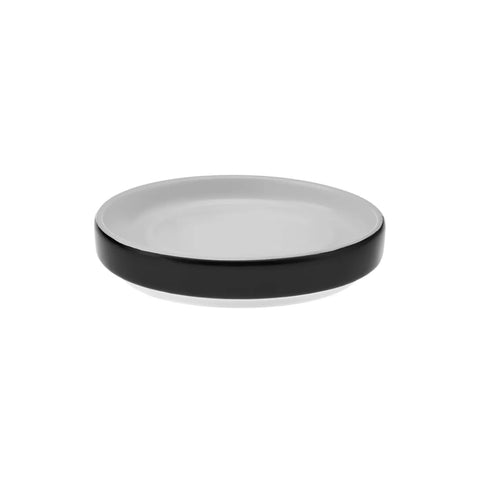 Karaca Ceramic Saucer, 10cm, White Black