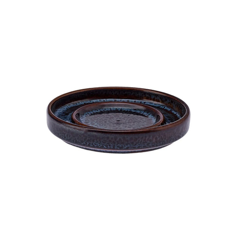 Karaca Ceramic Saucer, 10cm, Navy Blue