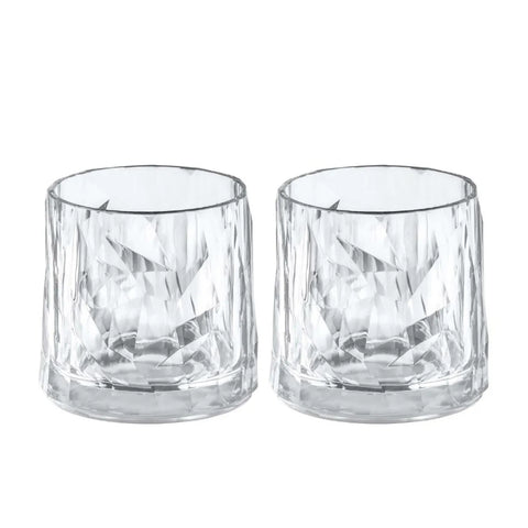 Koziol Superglass 2 Piece Highball Glass, 250ml, Transparent