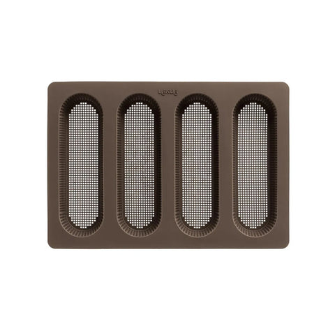 Lèkuè Non-Stick Baguettes Mould, Small, Brown