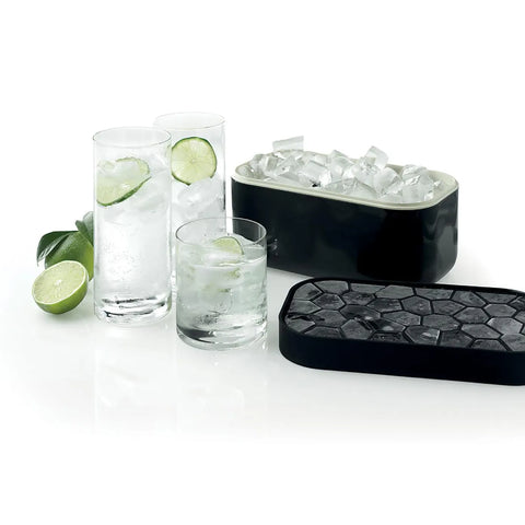 Lèkuè Ice Cube Box, 22.5cmx12.5cmx11.6cm, Black 