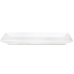 Karaca Carmen Trend Rectangle Porcelain Serving Platter, 39cmx19.5cm, White