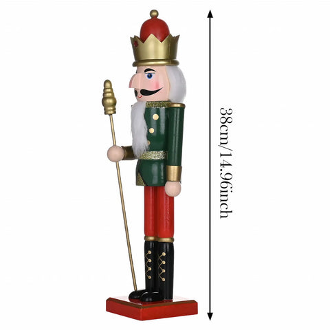 Karaca New Year Christmas Nutcracker Figure, 36cm, Multi