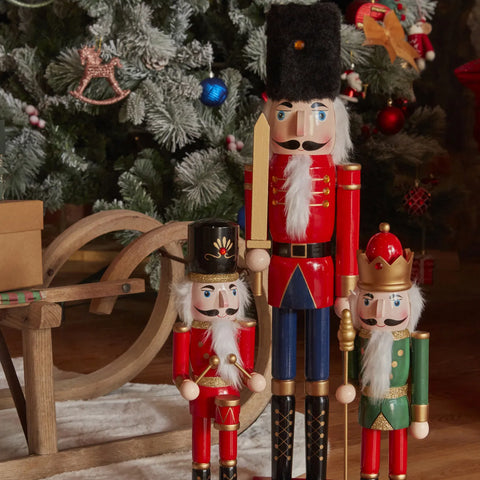 Karaca New Year Christmas Nutcracker Figure, 36cm, Multi