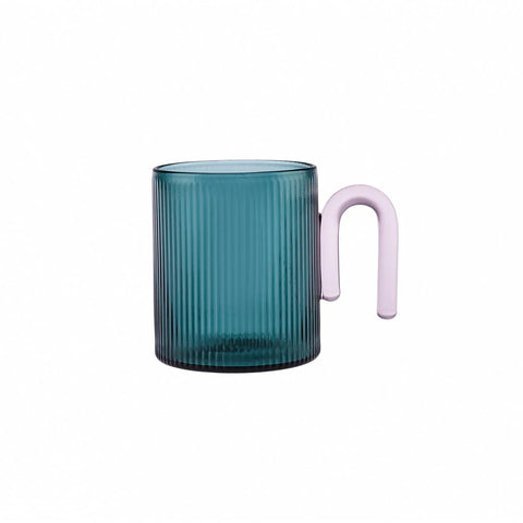 Karaca Boli Borosilicate Glass Mug, 340ml, Green