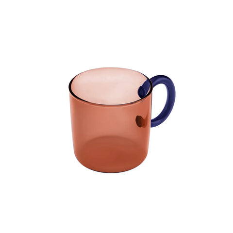 Karaca Boli Borosilicate Glass Mug, 340ml, Orange