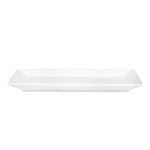 Karaca Carmen Trend Rectangle Porcelain Serving Platter, 29cmx14cm, White