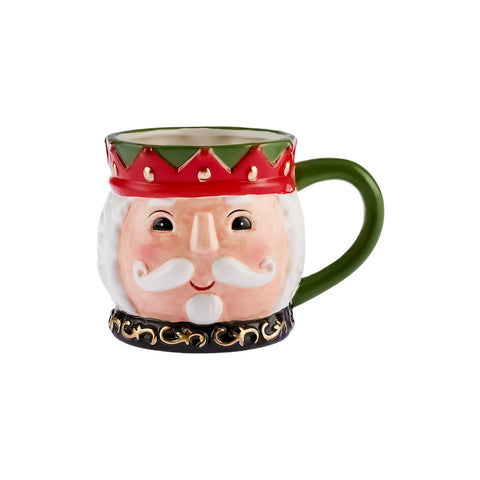 Karaca New Year Christmas Nutcracker Mug, 13cm, Multi