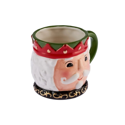 Karaca New Year Christmas Nutcracker Mug, 13cm, Multi