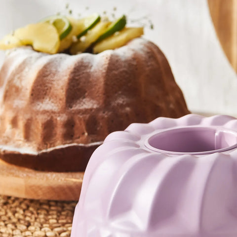 Karaca Multicake Decorative Bundt Cake Tin, 23cm, Lilac