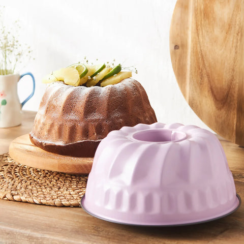 Karaca Multicake Decorative Bundt Cake Tin, 23cm, Lilac