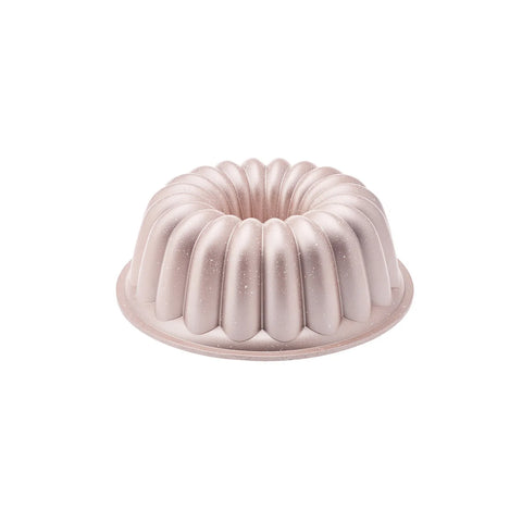 Karaca Cake Pro Lina Aluminium Cast Decorative Bundt Cake Tin, 25.5cm, Rosegold