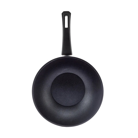 Karaca BioDiamond Powerful Plus Wok Pan, 28cm, Black