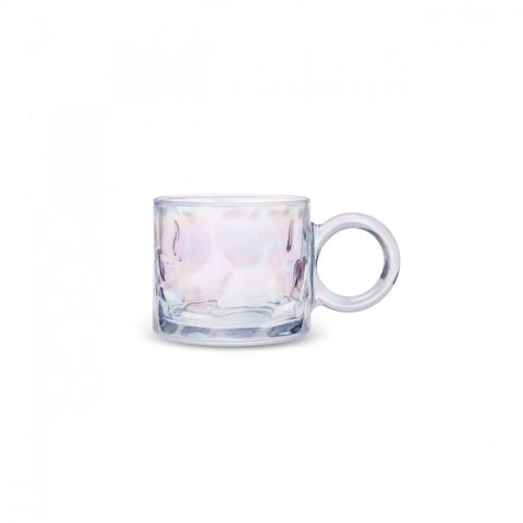 Karaca Ruby Glass Luster Mug, 300ml, Transparent