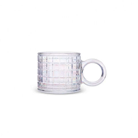 Karaca Will Glass Luster Mug, 300ml, Transparent