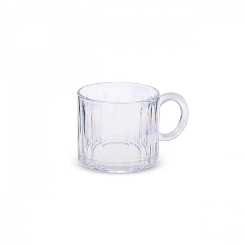 Karaca Luna Glass Luster Mug, 300ml, Transparent