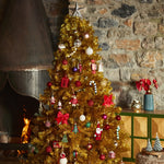 Karaca Home New Year Christmas Golden Tree, 210cm, Gold