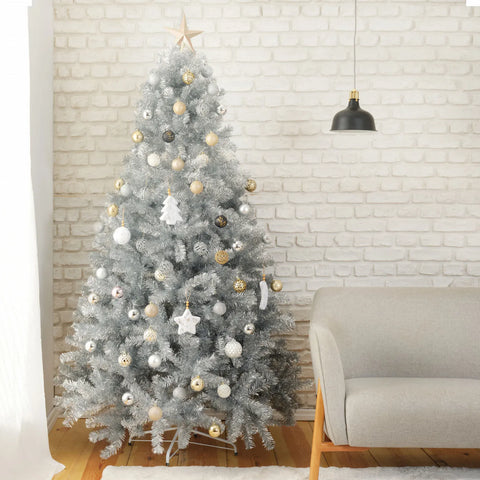 Karaca Home New Year Christmas Tree, 210cm, Silver