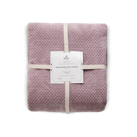 Karaca Pearl Baby Fleece Wellsoft Blanket, Single, Violet