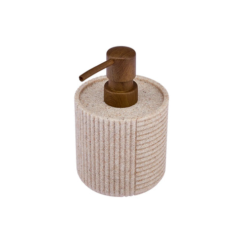 Karaca Antique Lotion Dispenser, 9cmx9cmx14.5cm, Beige