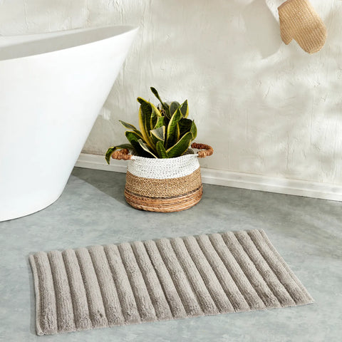 Karaca Nodie Bath Mat, 50cmx80cm, Grey