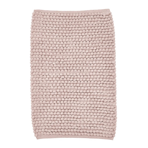 Karaca Bubbles Chenille Bath Mat, 50cmx80cm, Pink