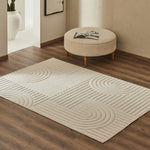 Kasmir Rugs 7/24 Scandinavian Thor Rug, 160cmx230cm, White