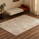 Kasmir Rugs 7/24 Scandinavian Greta Rug, 160cmx230cm, Beige