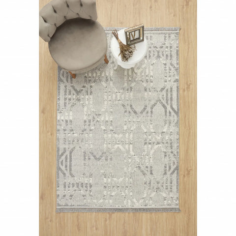 Kasmir Rugs 7/24 Scandinavian Orion Rug, 160cmx230cm, Grey