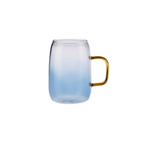 Karaca Boli Borosilicate Glass Mug, 300ml, Yellow Multi