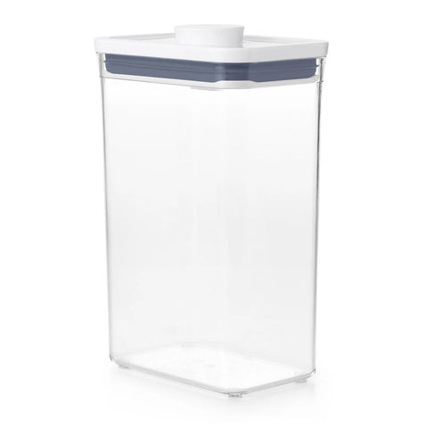 Oxo Pop Rectangle Storage Container, 2.6L, White Multi