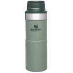 Stanley Trigger Action Stainless Steel Flask, 0.47L, Hammertone Green