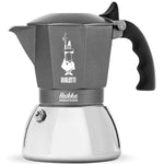 Bialetti Brikka Induction Stove-top Espresso Coffee Maker, 4 Cups, 170ml, Grey