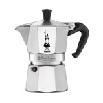 Bialetti Moka Express Hob Espresso Coffee Maker, 3 Cups, Silver