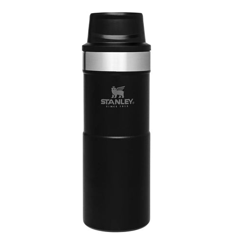 Stanley Trigger-Action Stainless Steel Travel Mug, 0.35L, Matte Black