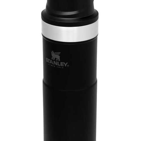 Stanley Trigger-Action Stainless Steel Travel Mug, 0.35L, Matte Black