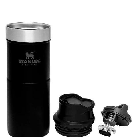 Stanley Trigger-Action Stainless Steel Travel Mug, 0.35L, Matte Black