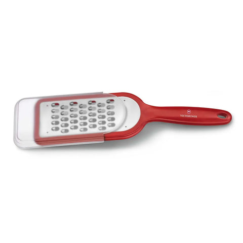 Victorinox Stainless Steel Grater, 262mmx67mm, Red