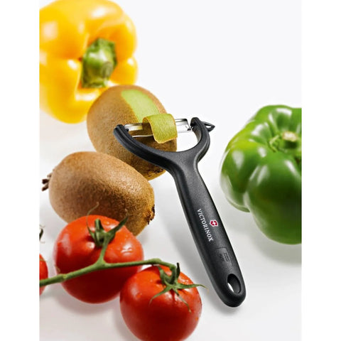 Victorinox Stainless Steel Tomato and Kiwi Peeler, 175mmx77mmx22mm, Black